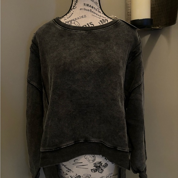 Cotton Heavyweight Thermal Pullover - Picture 7 of 9